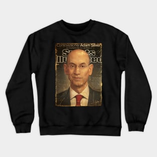 COVER SPORT - SPORT ILLUSTRATED - COMMISSIONER ADAM SILVER Crewneck Sweatshirt